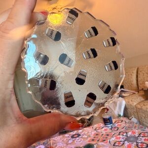 Clear Glass Coffee Canister Lid